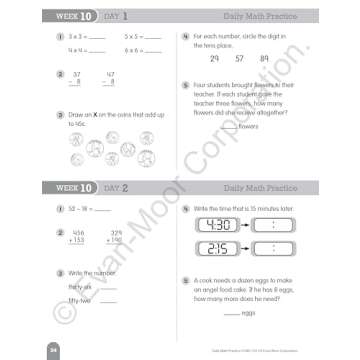 Evan-Moor Daily Math Practice, Grade 3