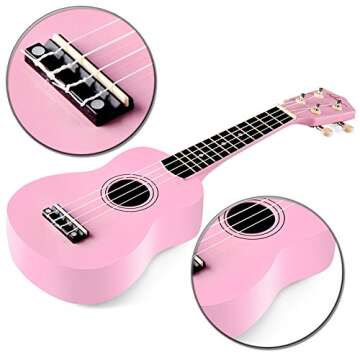 ADM Beginners Ukulele Kit with Free Lessons and Gig Bag