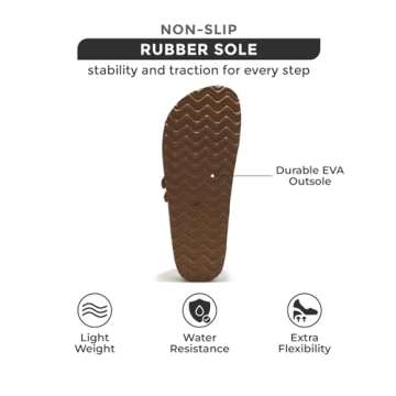 Project Cloud 100% Genuine Leather Clogs for Women - Wedge Womens Clogs Platform Slippers for Women - Memory Foam Womens shoes - Mules for Women 2025 - Heeled Women's Mules & Clogs (Stephi,Chstnt,7)