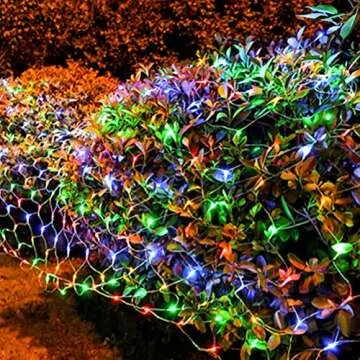 LJLNION Christmas Net Lights, Connectable 360 LED Mesh