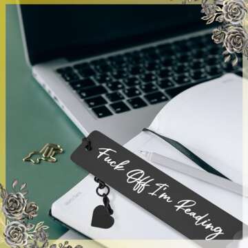 Funny Bookmark for Women Friends Book Lovers Librarian Gifts for Friends Book Lovers Unique Bookmarks Gift for Friends Book Lovers Book Markers for Reading for Women Friends Book Lovers WB92