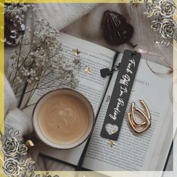 Funny Bookmark for Women Friends Book Lovers Librarian Gifts for Friends Book Lovers Unique Bookmarks Gift for Friends Book Lovers Book Markers for Reading for Women Friends Book Lovers WB92