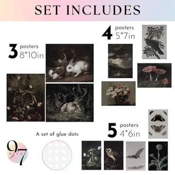 Cottagecore Wall Art for Bedroom Aesthetic - Enchanting Prints for Every Space