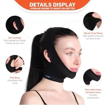 Post Surgical Chin Strap for Neck and Chin Compression