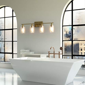 Elegant Tangkula 4-Light Bathroom Vanity Light Fixtures
