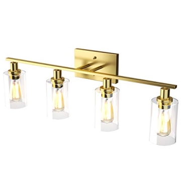 Elegant Tangkula 4-Light Bathroom Vanity Light Fixtures