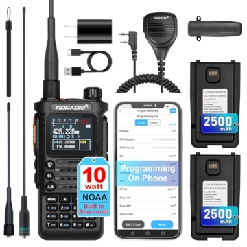 (2nd Generation) TIDRADIO TD-H8 10W HighPower Ham Radio Handheld with APP Wireless Programming,Long ...