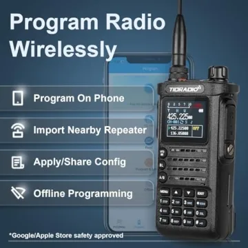 TIDRADIO TD-H8 10W Dual Band Radio with Wireless Programming