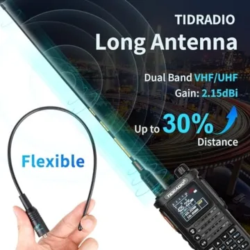 TIDRADIO TD-H8 10W Dual Band Radio with Wireless Programming