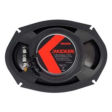 Pair Kicker 47KSC69304 KSC6930 6x9 150 Watt 3-Way Car Audio Speakers KSC693