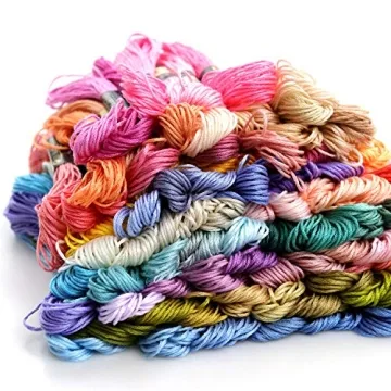 LOVIMAG Rainbow Embroidery Floss Set - 447 Vibrant Colors