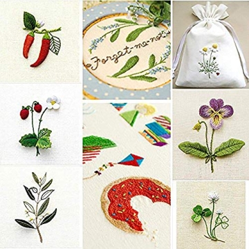 LOVIMAG Rainbow Embroidery Floss Set - 447 Vibrant Colors