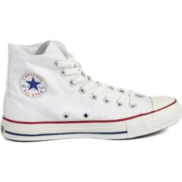 Converse Unisex Chuck Taylor All Star High Top Sneakers Optical White Size 6 mens/8 womens