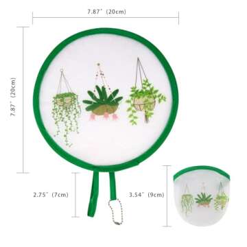 3 Styles Flower Round Foldable Hand Fan Japanese Foldable Fan Style Handheld Foldable Compact Coolin...