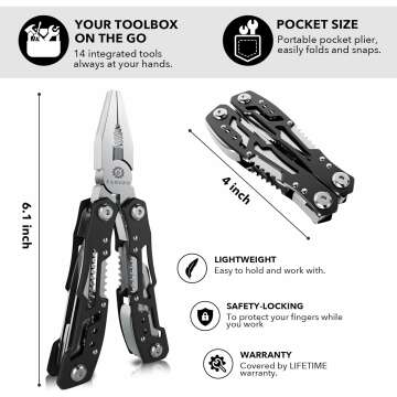 14-In-1 Professional Stainless Steel Multitool