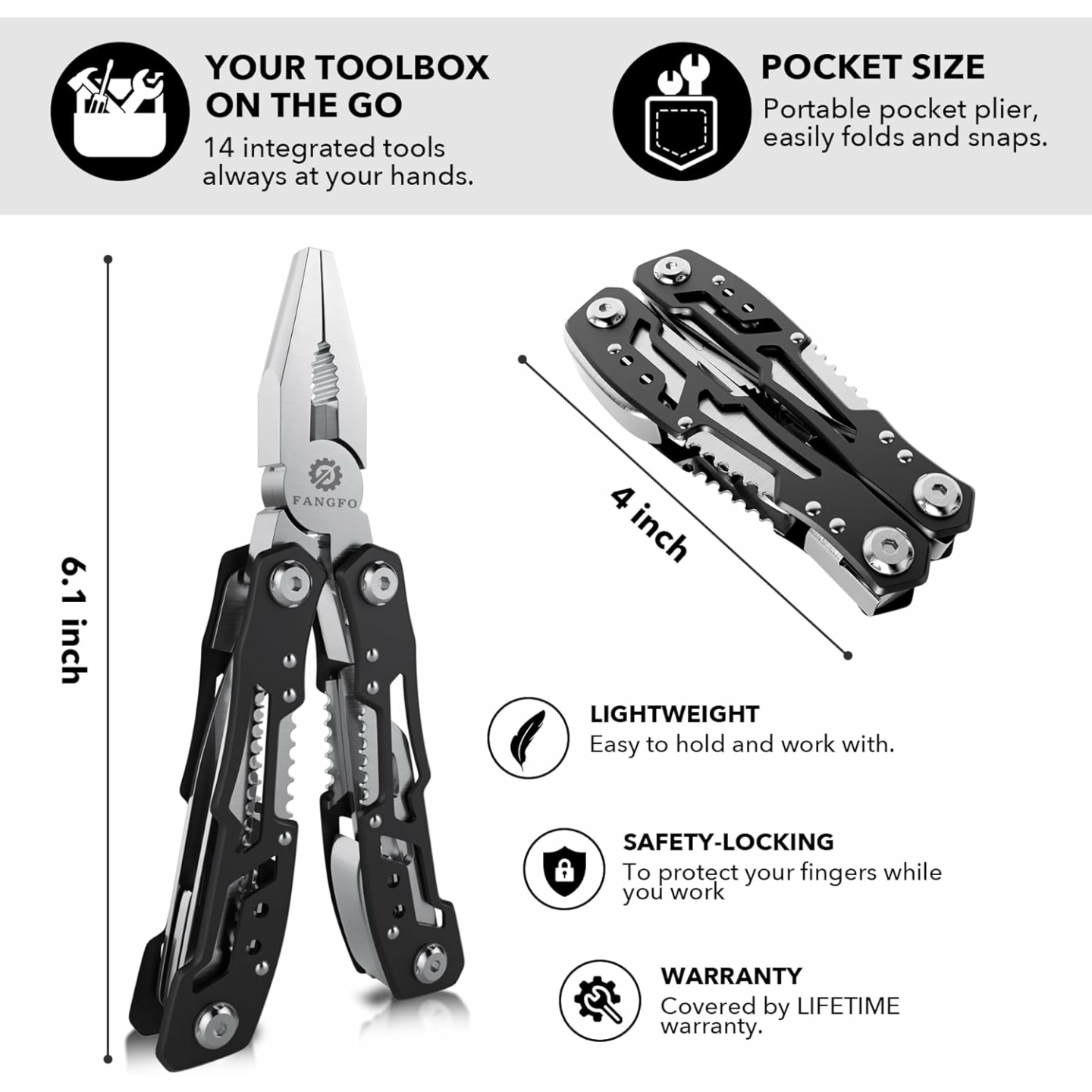 14-In-1 Professional Stainless Steel Multitool