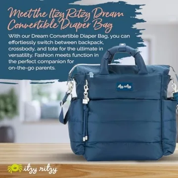 Itzy Ritzy Dream Convertible Diaper Bag for Chic Parents