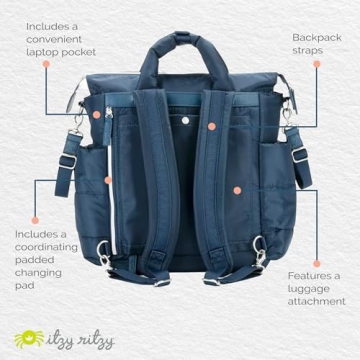 Itzy Ritzy Dream Convertible Diaper Bag for Chic Parents