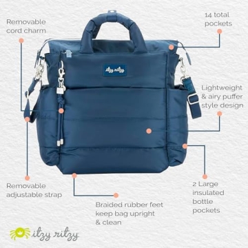 Itzy Ritzy Dream Convertible Diaper Bag for Chic Parents