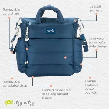 Itzy Ritzy Dream Convertible Diaper Bag for Chic Parents