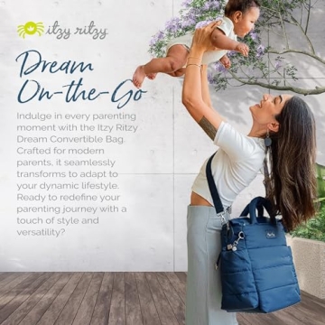 Itzy Ritzy Dream Convertible Diaper Bag for Chic Parents
