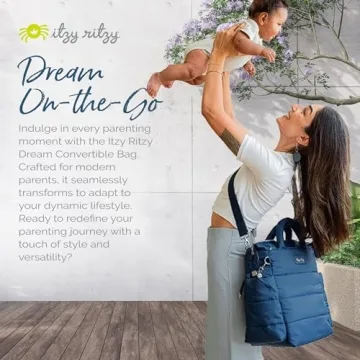 Itzy Ritzy Dream Convertible Diaper Bag for Chic Parents