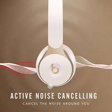 Beats Solo Pro Wireless NC On-Ear Headphones - More Matte Collection Ivory (Renewed)