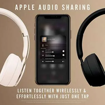 Beats Solo Pro Wireless NC On-Ear Headphones - More Matte Collection Ivory (Renewed)