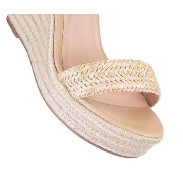 VICKI·VICKI Women's Stylish Wedge Sandals - Size 8