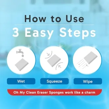 Extra Large Melamine Sponges - 20 Pack for Powerful Cleaning