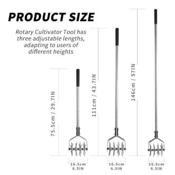BARAYSTUS Rotary Garden Tool For Easy Gardening Tasks