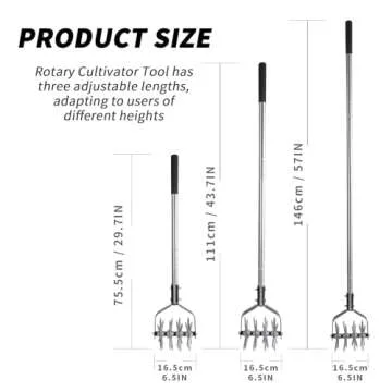 BARAYSTUS Rotary Garden Tool For Easy Gardening Tasks