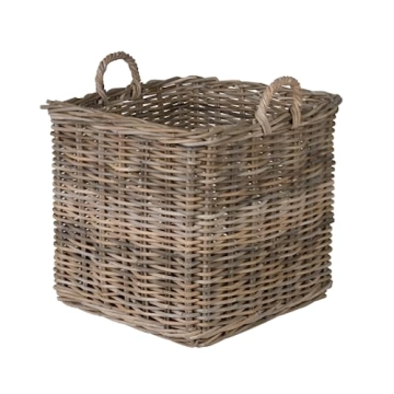 KOUBOO Handmade Rattan Storage Basket - Large & Decorative