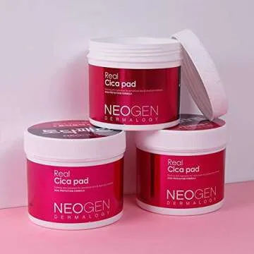 DERMALOGY by NEOGENLAB Real Cica Pad - Restores Skin Barrier Soothes Gently Exfoliates & Cleanses (Cica Micellar Pad)