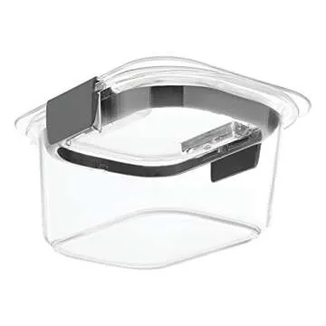 Rubbermaid Brilliance Food Storage Container, Small, 1.3 Cup, Clear 1991155