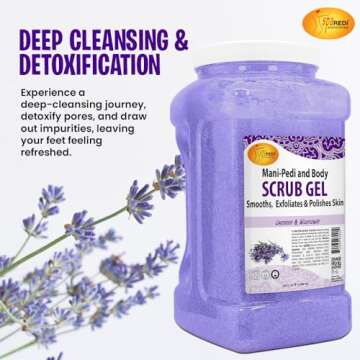 Exfoliating Scrub Gel - Lavender Nourishment for Skin