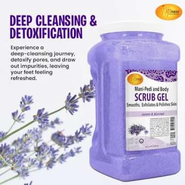 Exfoliating Scrub Gel - Lavender Nourishment for Skin