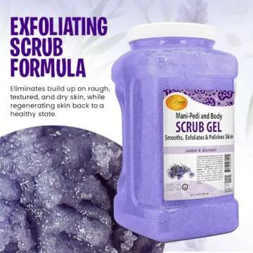 Exfoliating Scrub Gel - Lavender Nourishment for Skin