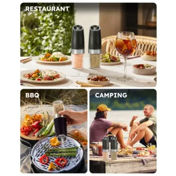 Sangcon Gravity Electric Grinder with LED Light & Adjustable Coarseness