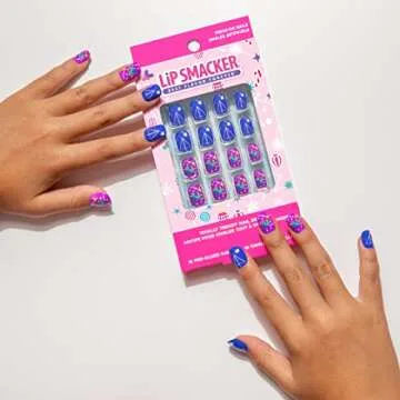 Lip Smacker Unicorn Holiday Press On Nails Stocking Christmas Gifts For Girls Kids