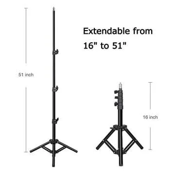 10 inch Ring Light with Tripod Stand - Rovtop LED Camera Selfie Light Ring with iPhone Tripod and Phone Holder for Video Photography Makeup Live Streaming, Compatible with iPhone and Android Phone