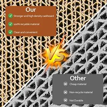 Splicing Cat Scratch Pad for Happy Indoor Kitties