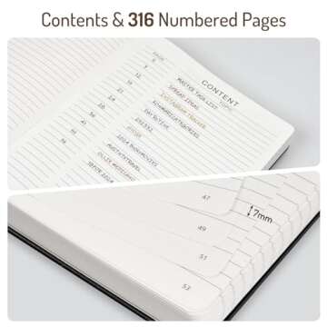 Forvencer Vegan Leather 316 Page Lined Journal