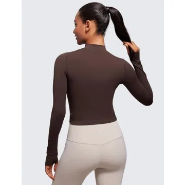 CRZ YOGA Butterluxe Athletic Cropped Jacket for Women