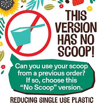 EarthChimp Organic Vegan Protein Powder - with Probiotics - Non GMO, Dairy Free, Non Whey, Plant Bas...