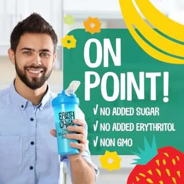 EarthChimp Organic Vegan Protein Powder - Non-GMO, Gluten Free