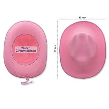 COLLECT PRESENT Felt Plain Cowboy & Cowgirl Hat for Men, Women, and Teens | Western Cowboy Hat in Ad...