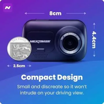 Nextbase 122 Dash Cam 720p HD Recording & Safety Features