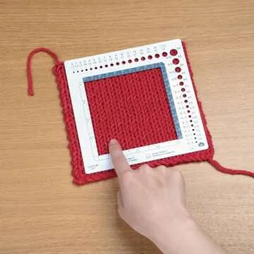 Clover Swatch Ruler & Needle Gauge, White