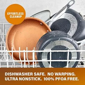 Gotham Steel 5.5” Mini Nonstick Frying Pan, Egg Pan + Omelette Pan with Rubber Grip Handle, Small Pan for Cooking, Mini Ceramic Pan / Ceramic Skillet Non-Toxic Omelet Pan, Oven & Dishwasher Safe
